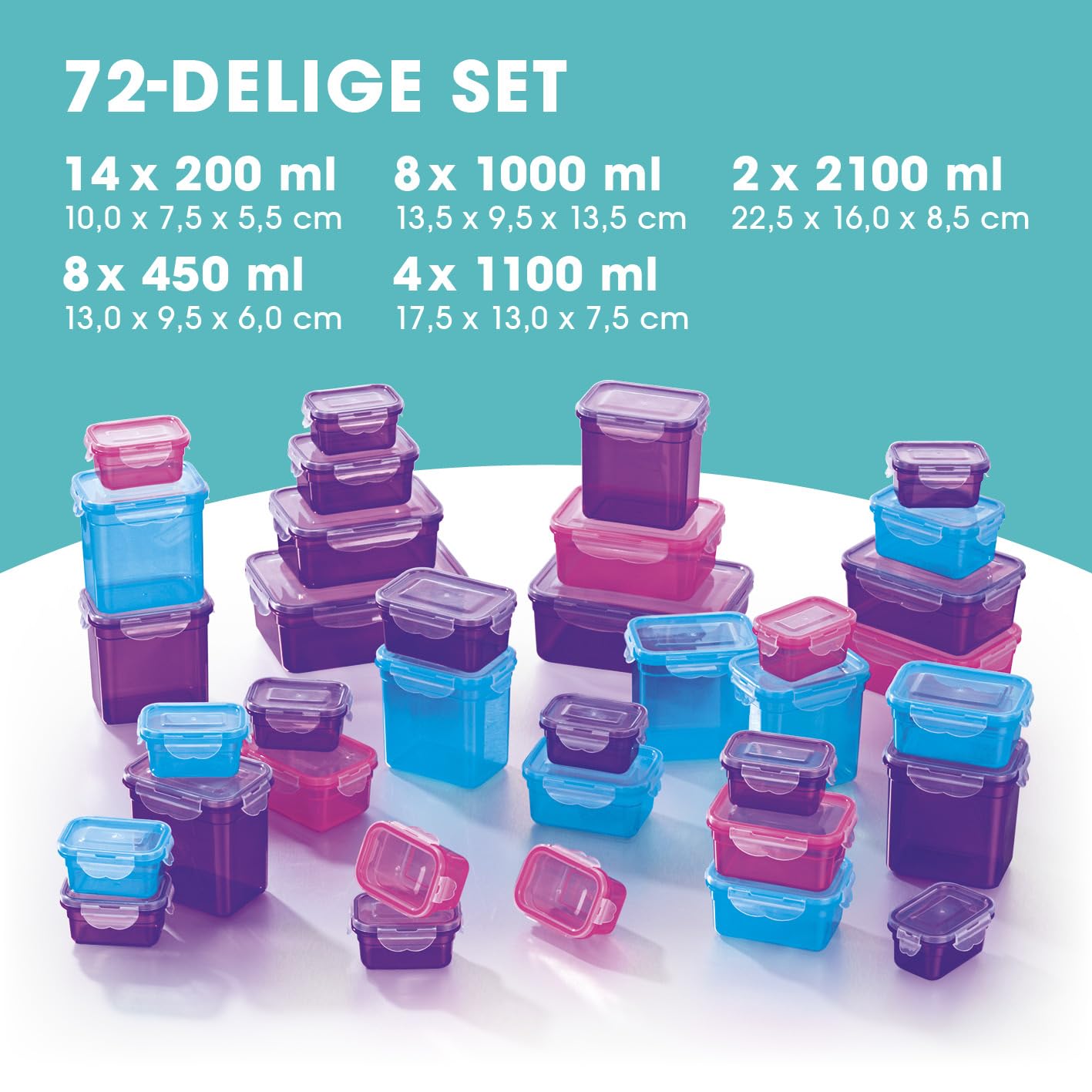 Czemo Vaisselle Camping 48 Pièces Ensemble de vaisselle en Plastique avec Bol, Assiette
