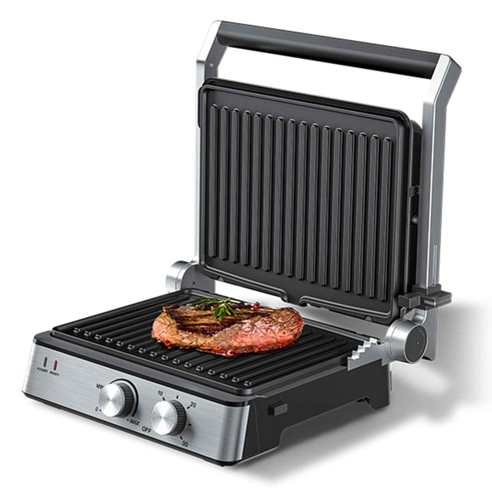 Surface de plaque de cuisson double face pour repas en famille