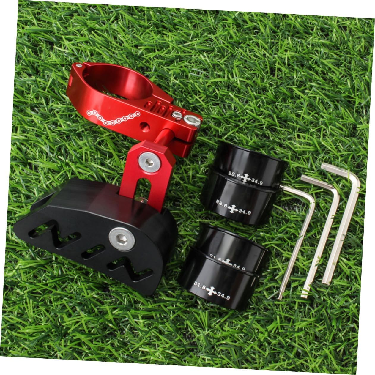 VICASKY 1Set Bike Chain Deflector Stabilizer Lightweight Single Disc Guide for Mountain Bicycles Chain Drop Prevention Drop Rate Easy Installation