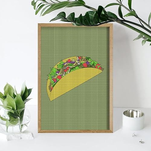 Miniatura 7 de Taco Diamond Art Painting Kits Full Square Drill DIY Picture Art Crafts for Home Wall Decor