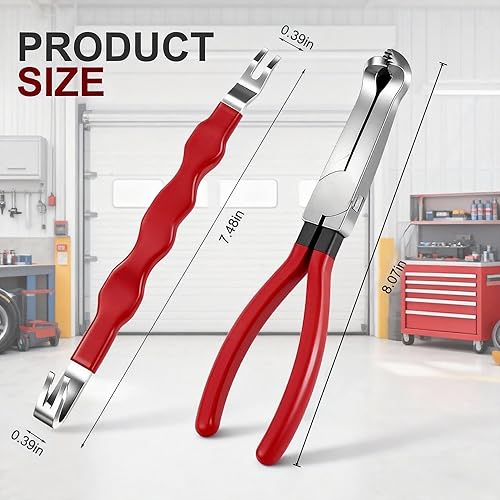 Miniatura 2 de Herramienta de extracción de conectores eléctricos, herramienta de terminal de cable duradero para reparación automotriz, alicates de desconexión