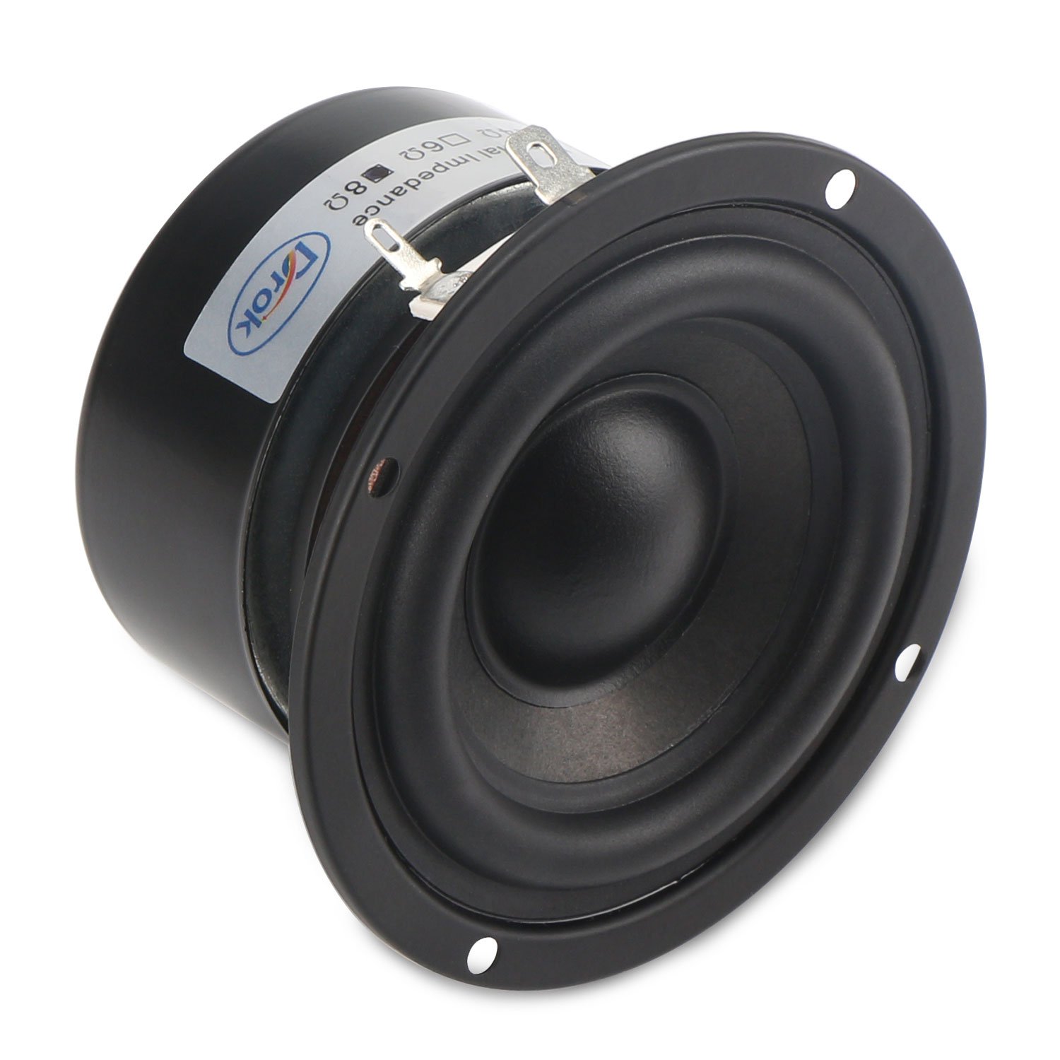 Amazon.co.jp: DROK 25W 7.62cm 丸形 8オーム低音スピーカー