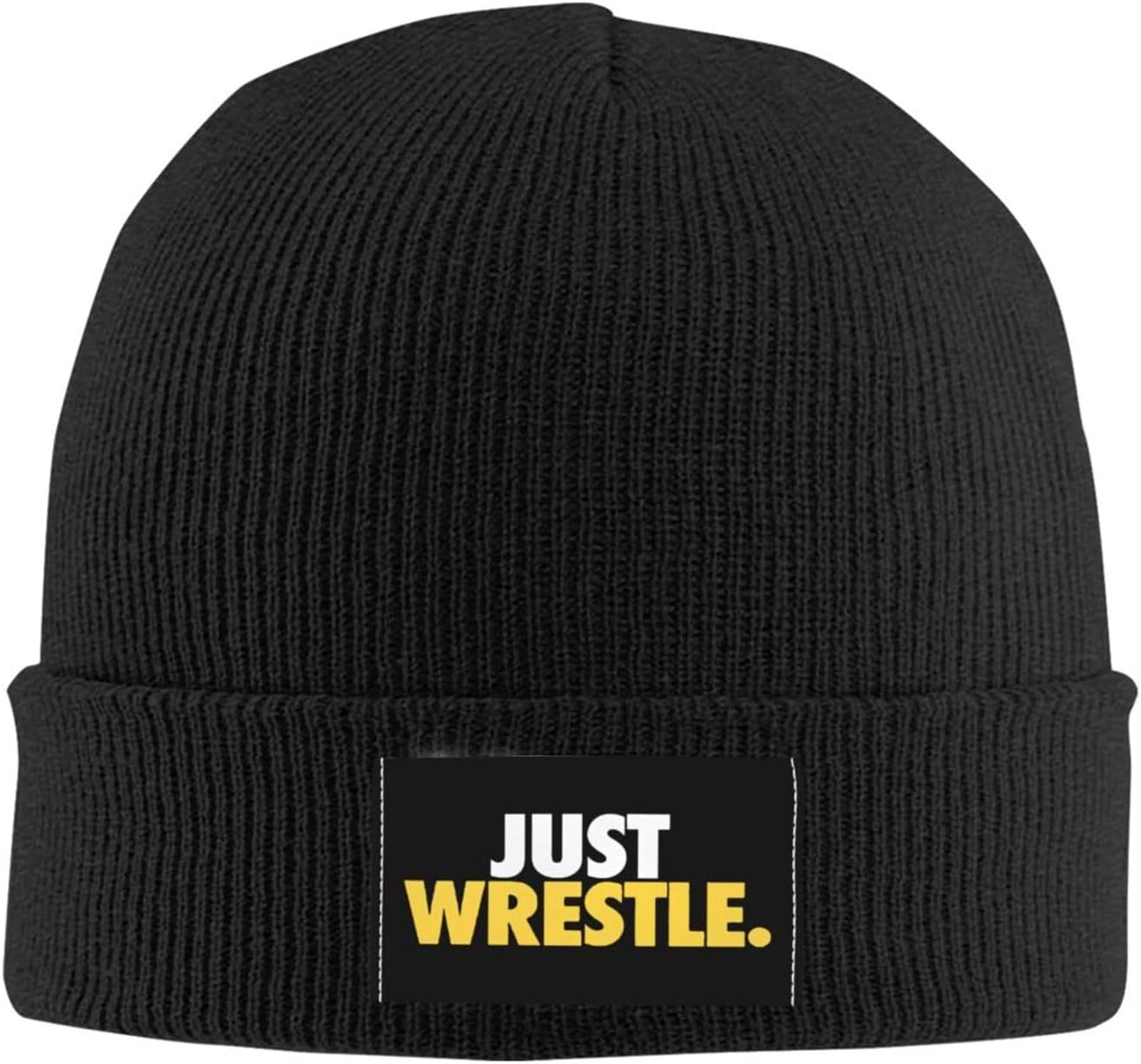 Just Wrestle,Cuffed Beanie for Men Women Knit Skull Cap Warm Stocking Hats - Image 2
