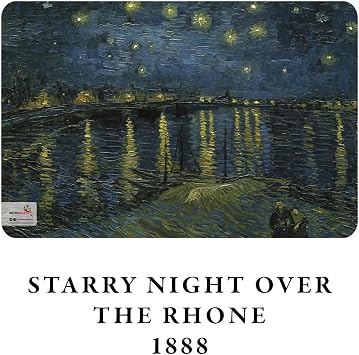 Retronote Van Gogh 4'lü Defter Seti 1, Night Series, Çizgisiz, 48 Sayfa, 10.5x14 cm, Standart
