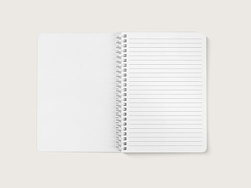 Miniatura 4 de Cuaderno personalizado de lavanda morada, libro de tapa blanda en espiral forrado o sin forro, diario con nombre para ella, cuadernos modernos para