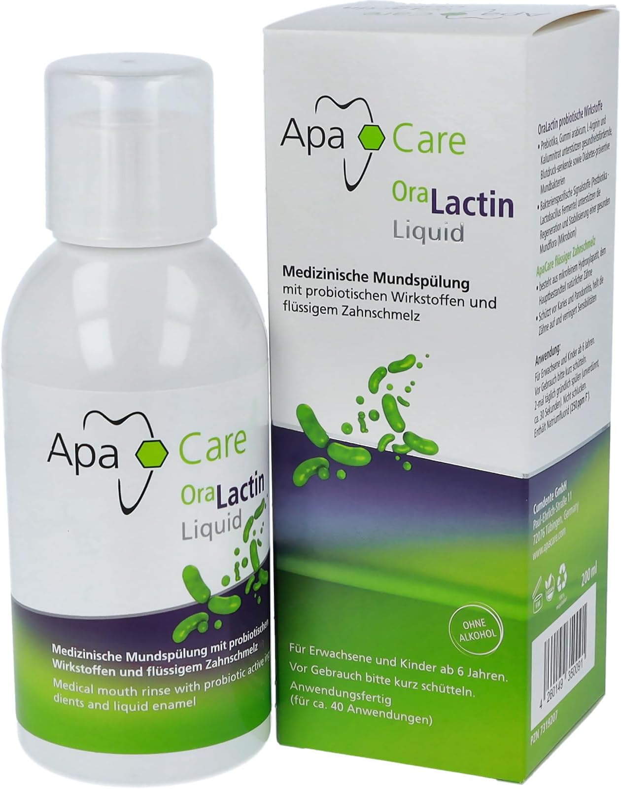 Apa Care3 x liquid toothwash solution 200 ml (3 x 200 ml bottles)