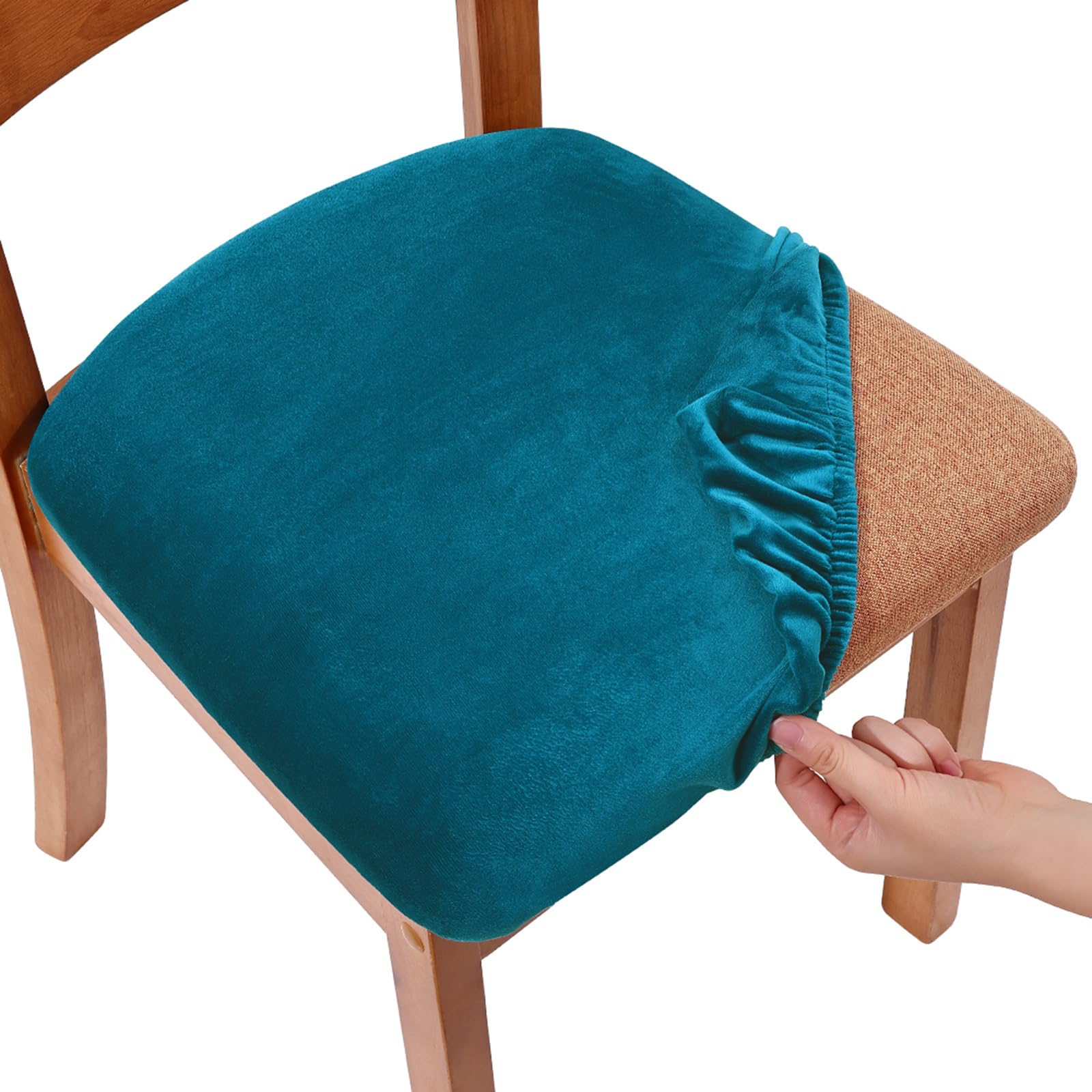 Photo 1 of Smiry Velvet Dining Chair Slipcover Set of 4