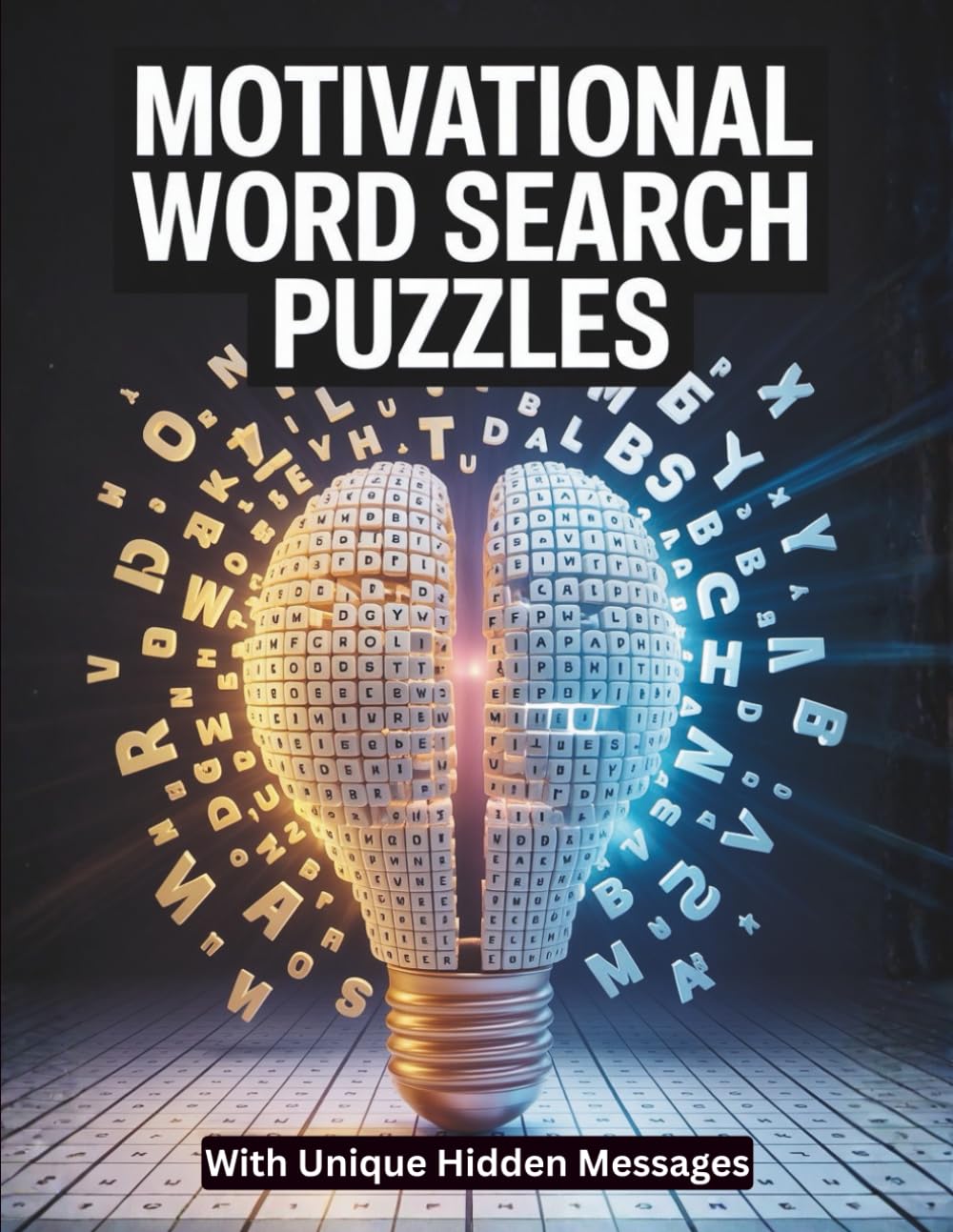 Motivational Word Search Puzzles With Hidden Messages: Progressive Puzzles to Improve Focus, Discipline, and Mental Strength