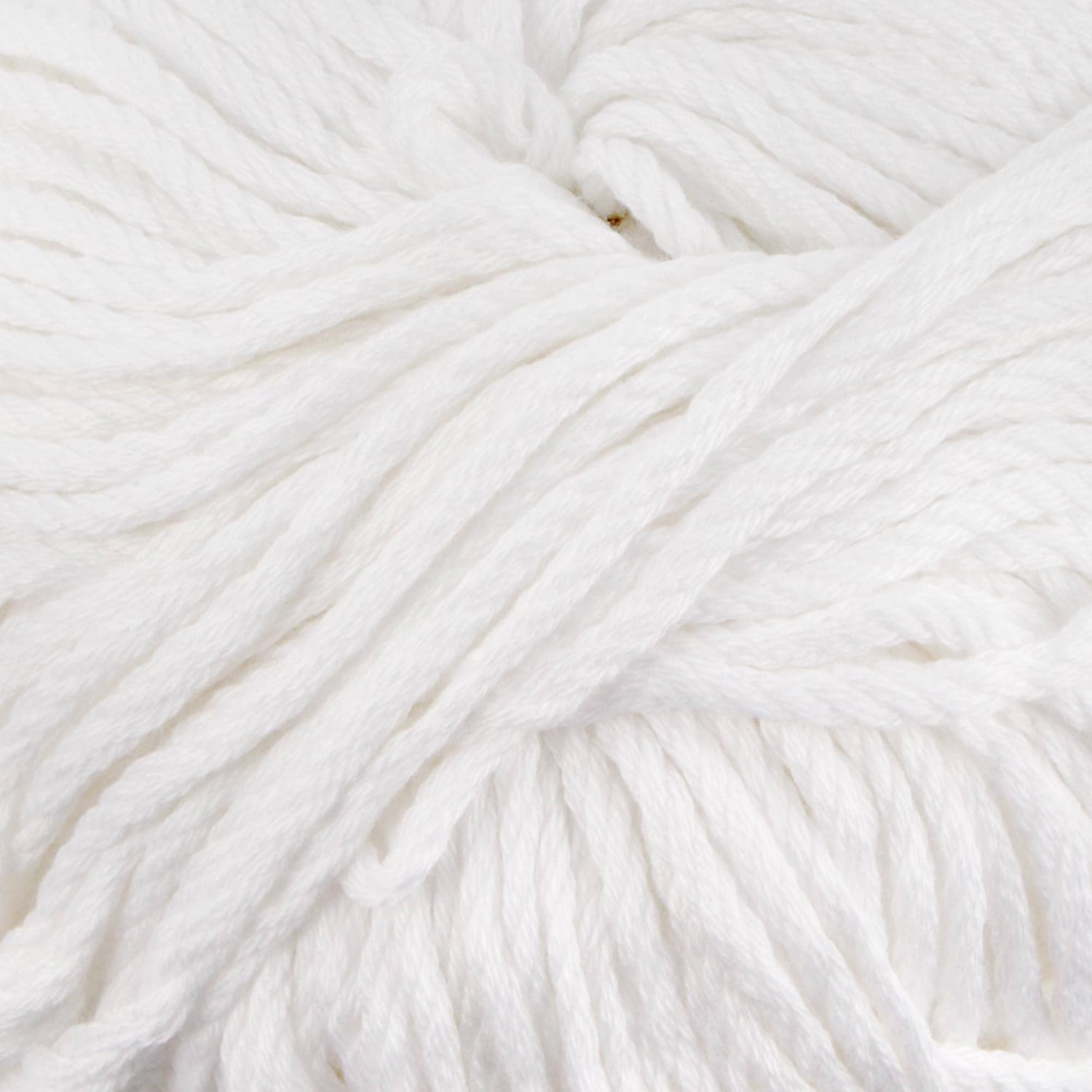 JubileeYarn Bamboo Cotton Chunky Yarn - 100g/Ball - Cotton White - 2 Balls