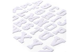 Embroidered Letters Iron on Patches