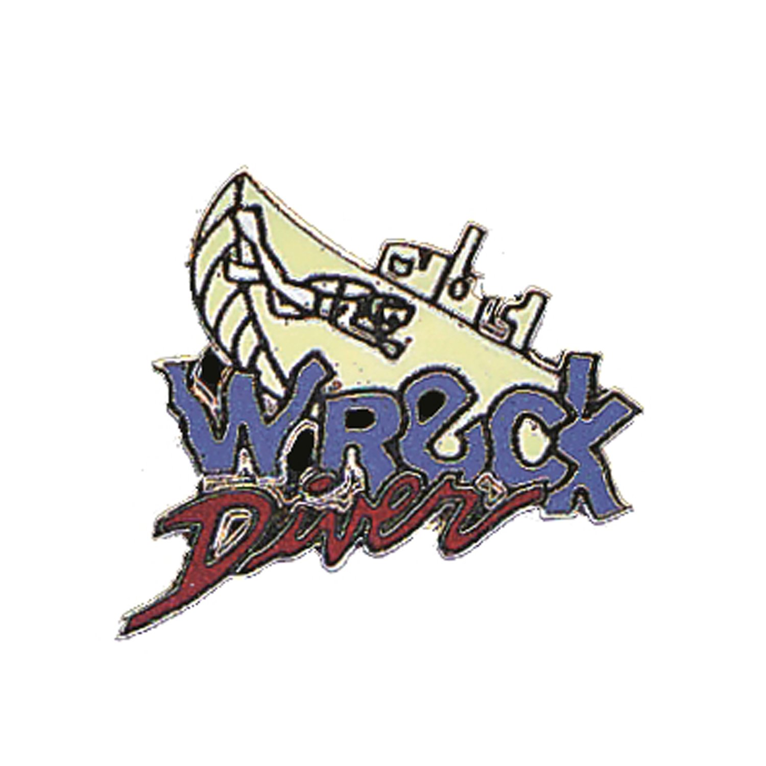 Trident Wreck Diver Pin