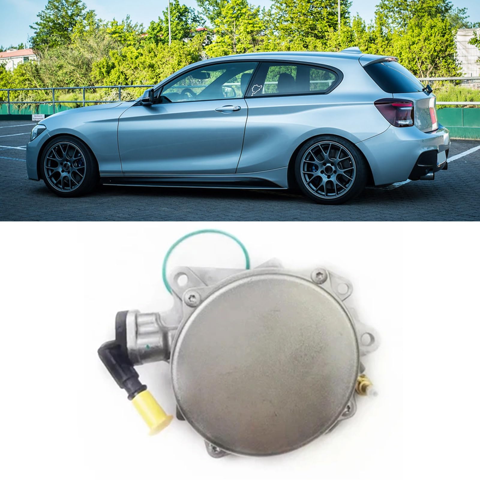 Bomba de vacío de freno de motor de metal, compatible con F20, F30, F31, 114i, 116i, 118i, 316i, 11667625260, fiabilidad, bomba de vacío de freno