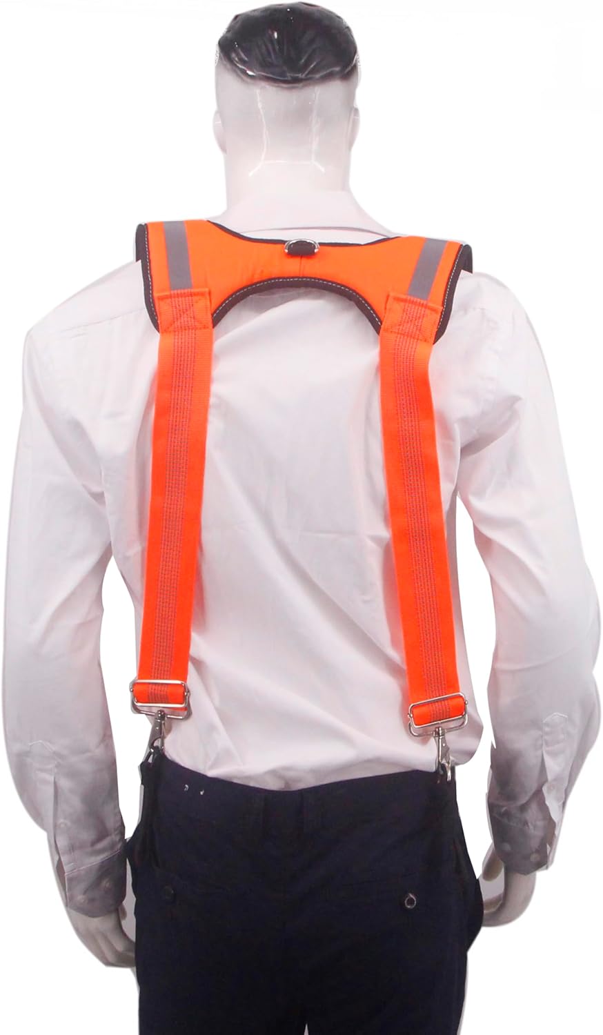Tool Belt Suspender for Men 4 Point Padded with Attachment Loops, WristBand Pouch Pocket for Construction Worker - Image 4