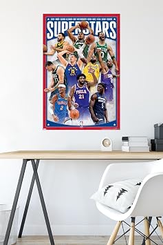 Trends International NBA League - Superstars 24 Wall Poster, 34L x 22.4W, Premium Unframed Version
