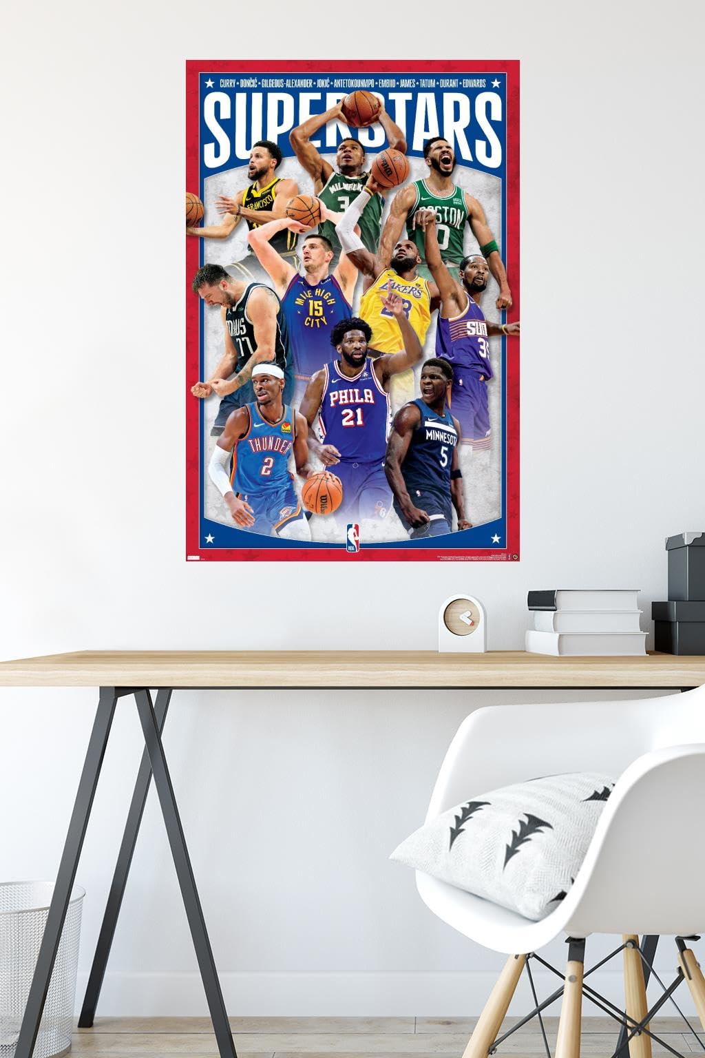 Amazon.co.jp: NBAリーグ-スーパースターズ24ウォールポスター