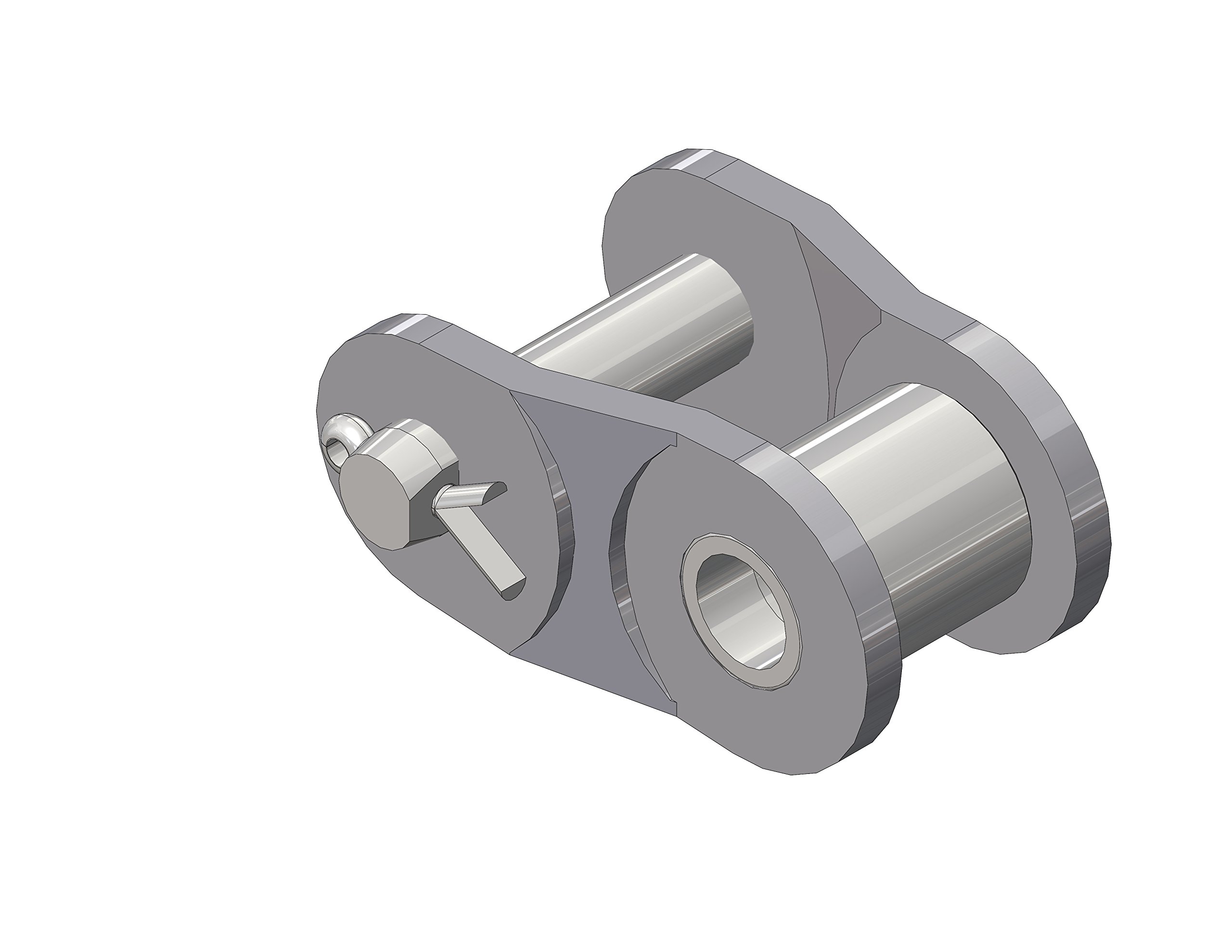 Senqcia Ultra-Max50HUMCL Heavy Series Connecting Link, Spring Clip Type, Single Strand, 1.17" Length, 3/4" Pitch (Pack of 5)