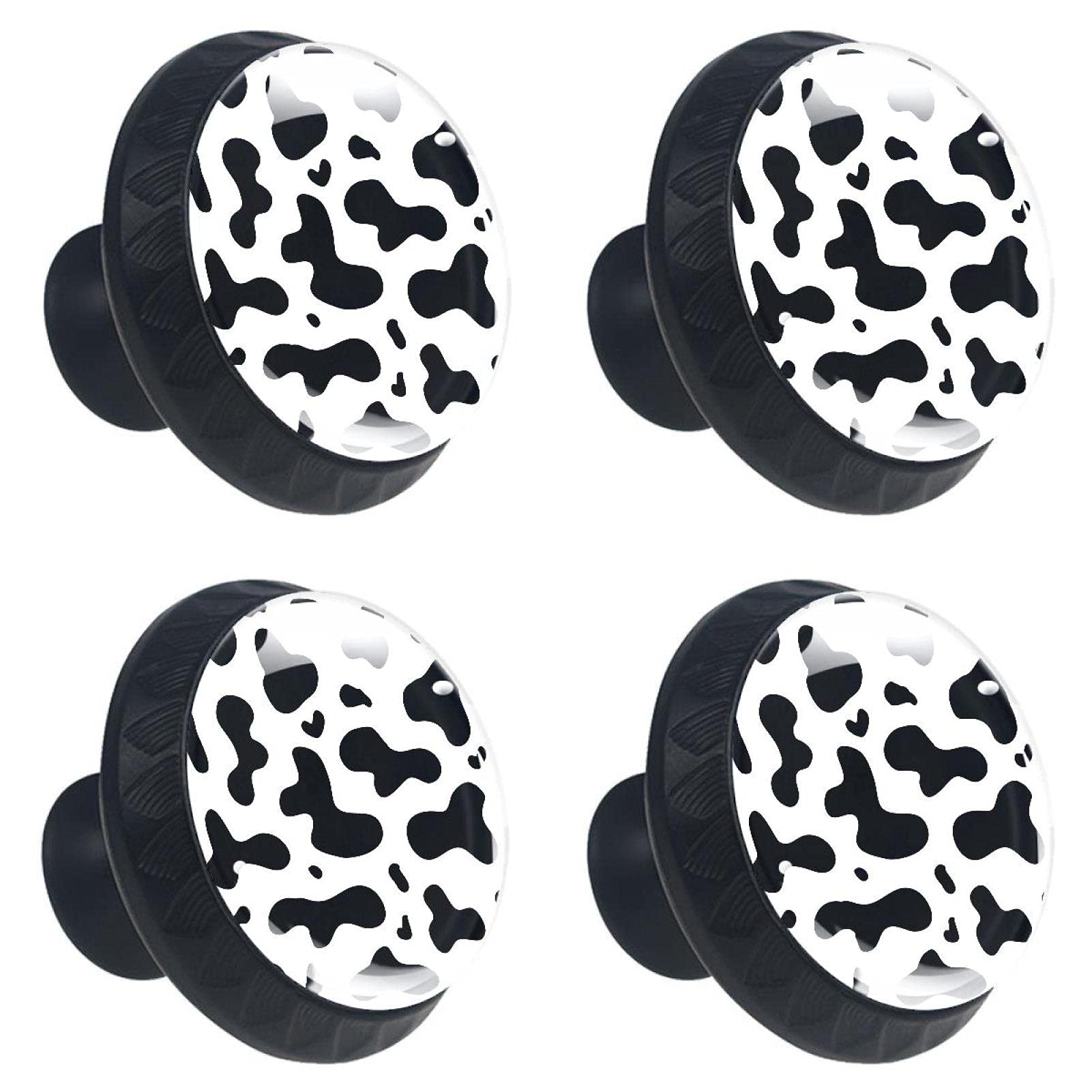 Boutons de meuble vache en verre pour relooker une cuisine rustique