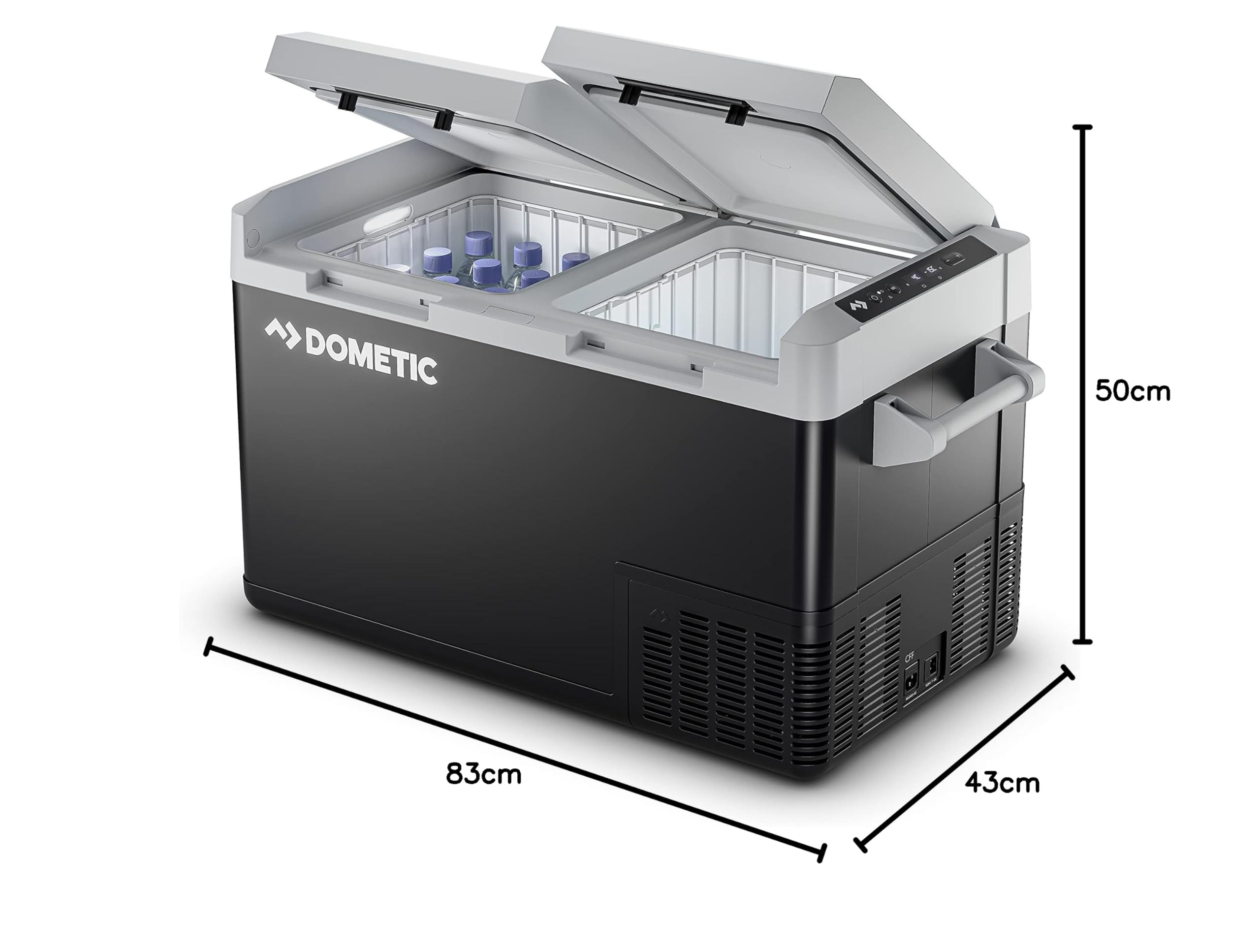 Dometic CFF70 glacière à compresseur 70L – 12/24V et 100–240V AC/DC – Glacière électrique pour voiture, camping-car et bateau – Plage de température +20 °C à –18 °C