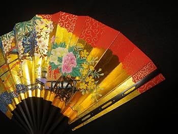 金地に松 能楽仕舞扇 金扇 金春流仕立 32㎝[0429-05] 梅若流仕舞扇 金地 | 能楽書林