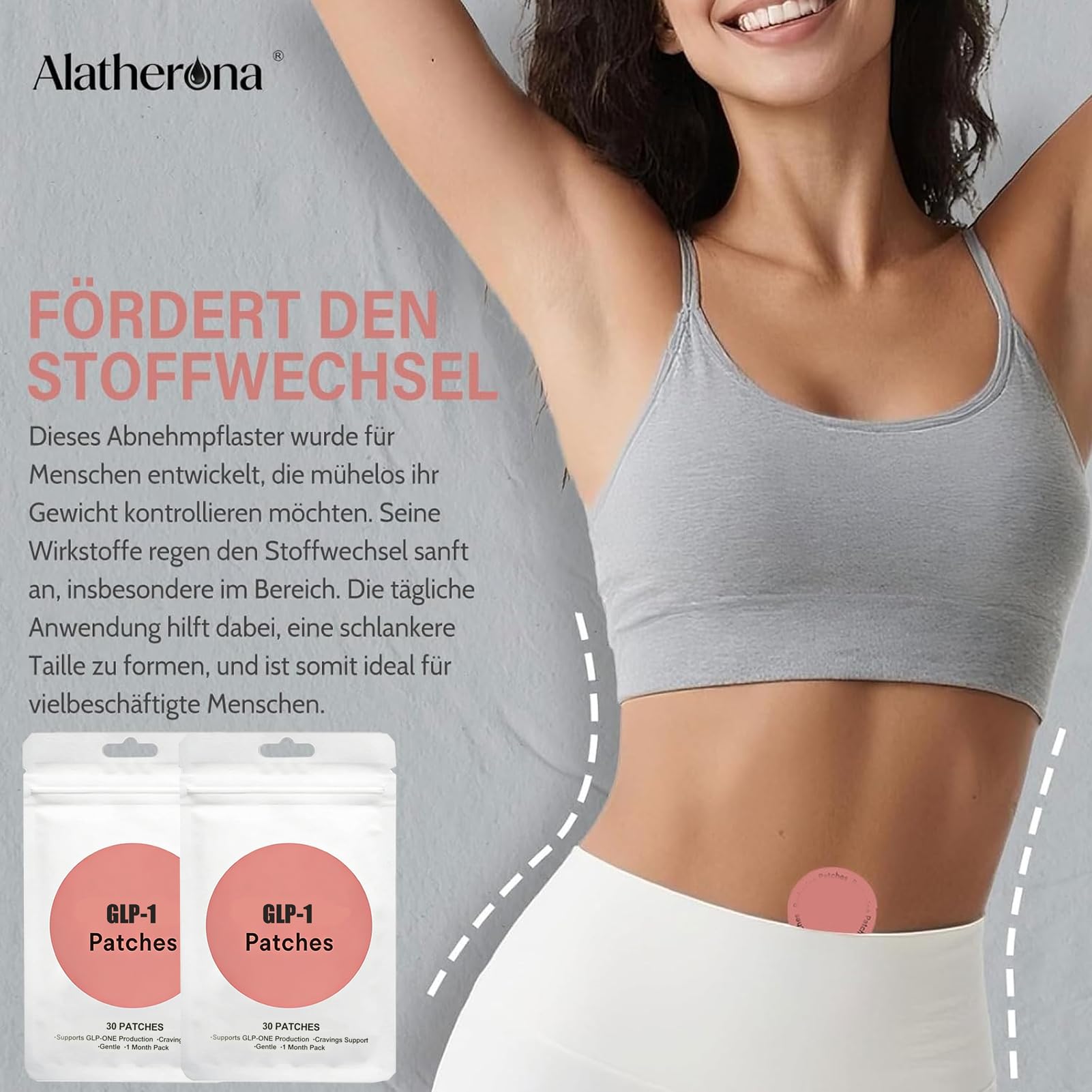 TKGEOUE 90 Stück metabalance patch, meta balance patch, berberine pflaster, Figurpflege-Pflaster für Bauch & Taille - 4