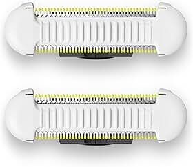 Lâmina de Reposição Philips OneBlade Skin Protect - para Aparador e Barbeador Elétrico OneBlade Intimo, pacote duplo, QP229/52