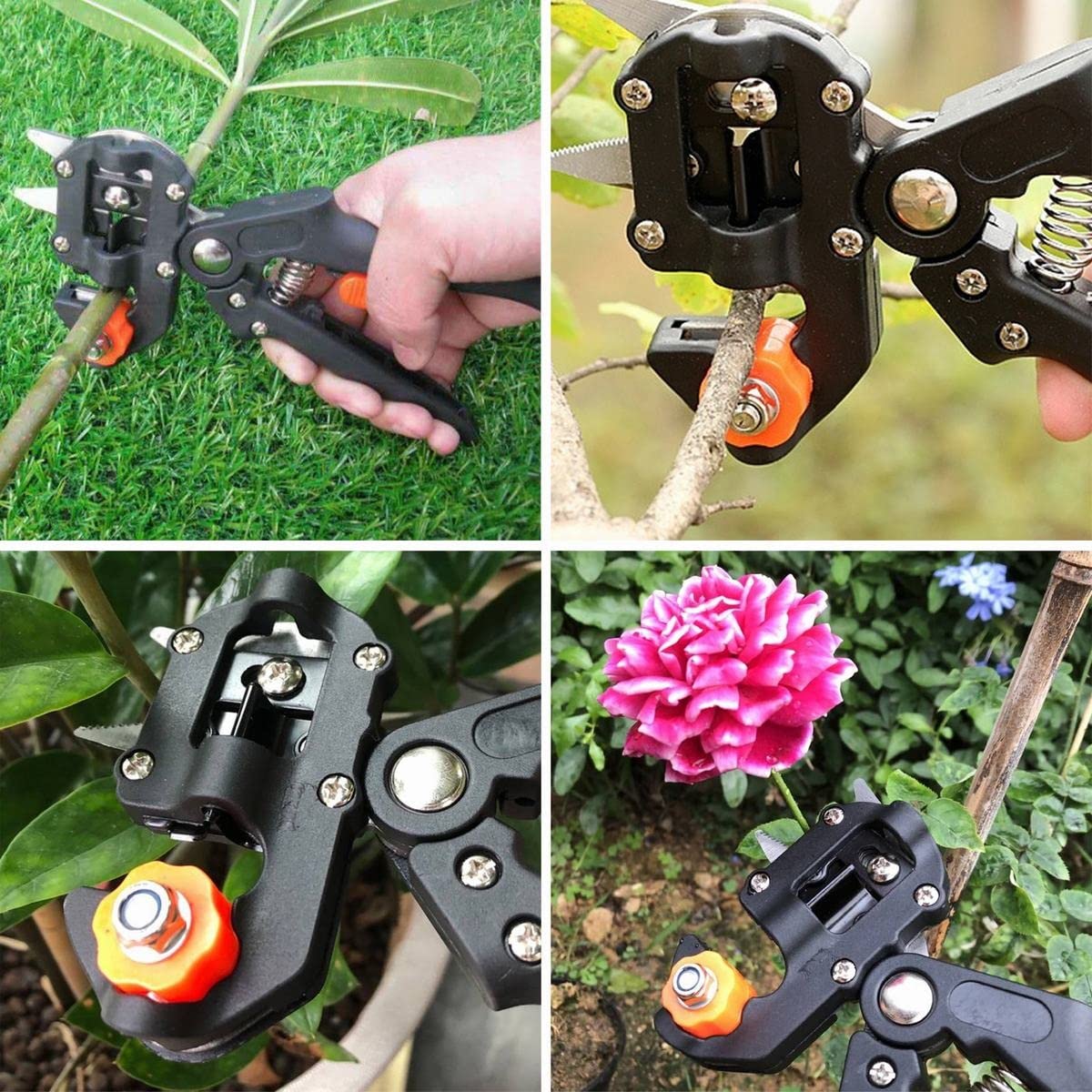 Attrezzi per innesto Potatore Kit Giardino Albero da frutto Cesoie per innesto Giardinaggio Pianta Ramo Stelo Vite Albero da frutto Innesto Utensili da Taglio