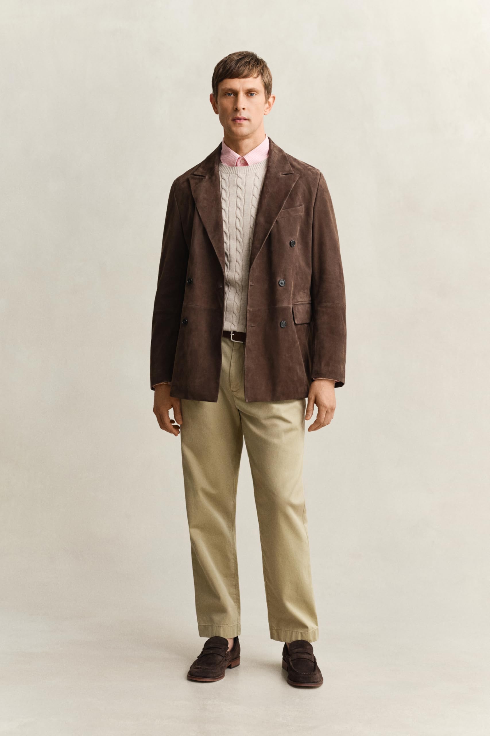 GANT Herren Cotton Cable C-Neck Pullover