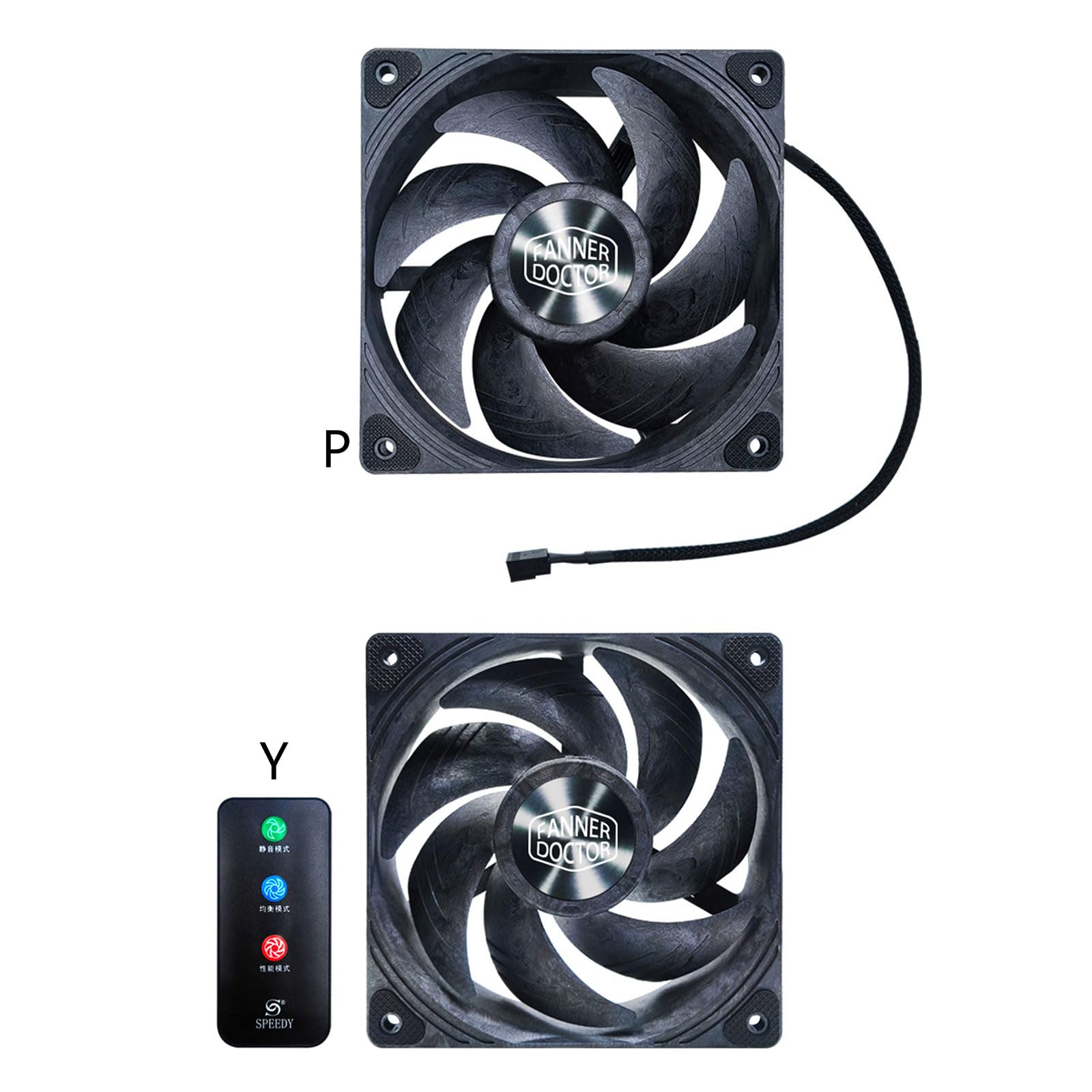 Ventola per da 120 mm Cuscinetti a doppia Resistente alle alte temperature per un ' efficiente dissipazione del calore Ventola raffreddamento per da gioco a basso rumore
