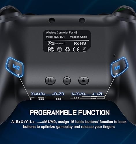 Miniatura 4 de Controlador de interruptor, controlador Switch Pro compatible con Nintendo Switch ControllerSwitch LiteOLED, controladores inalámbricos de