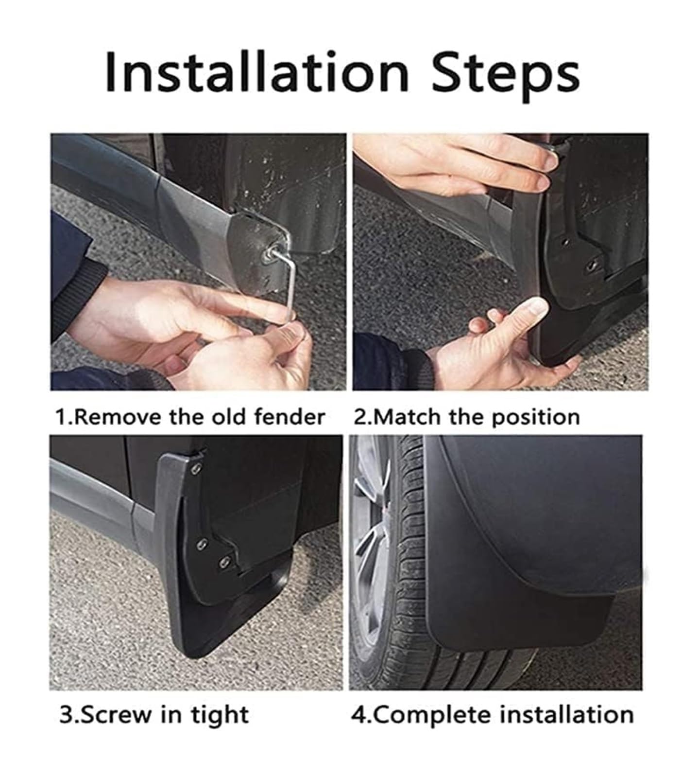 Per BMW X1 F48/F49 2016-2022 Paraspruzzi In Gomma Anteriori E Posteriori Parafanghi Per Pneumatici Accessori Per Protezioni Passaruota Parafanghi Anteriori E Posteriori