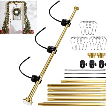 Garland Hanger for Front Door Frame Adjustable 26.77 to 89.37 Length