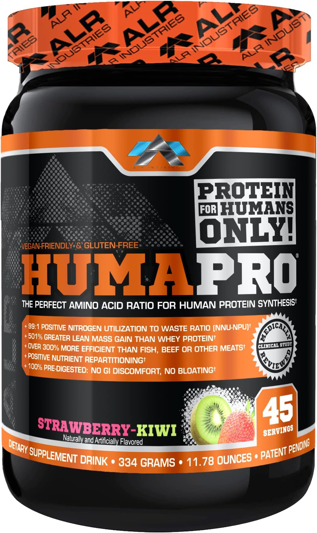Humapro Powder, Strawberry Kiwi, 334 Gramme