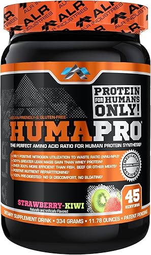 Vista 34 de Matriz de proteínas formulado para seres humanos Humapro de ALR Industries, menos residuos. Gana masa muscular magra., ALR1018/1588/1501, 1, 1