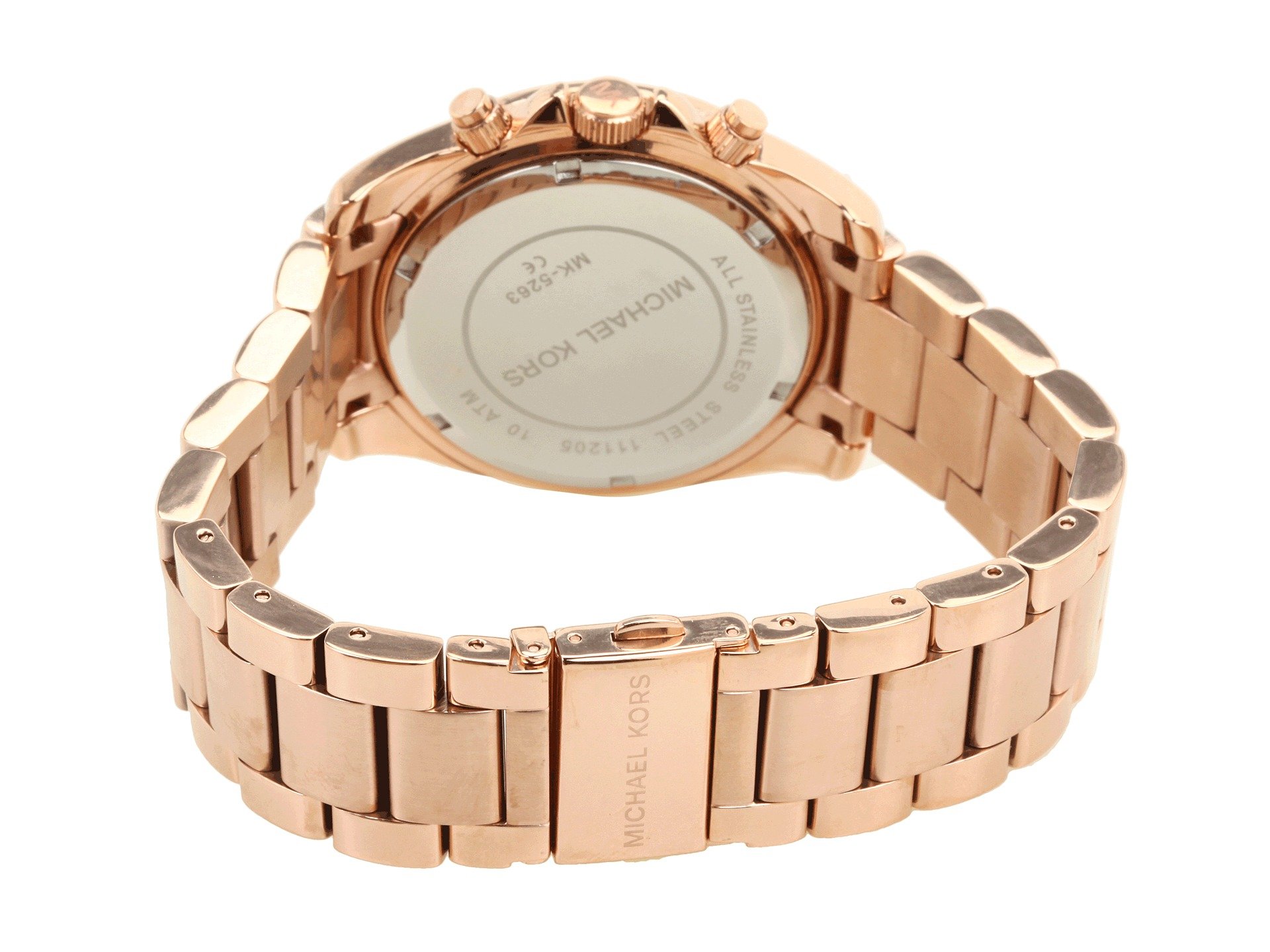 Michael Kors Blair Watch für Damen, Quarz-Chronographenwerk mit Edelstahlarmband