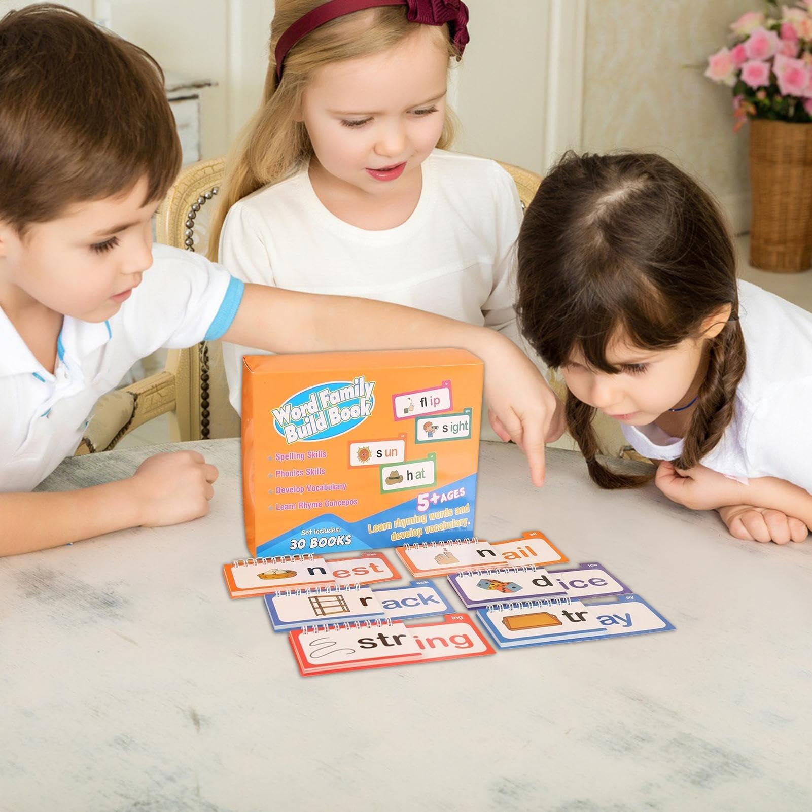 Cartes Flash Pour Les Familles De Mots Éducatif D Apprentissage Du
