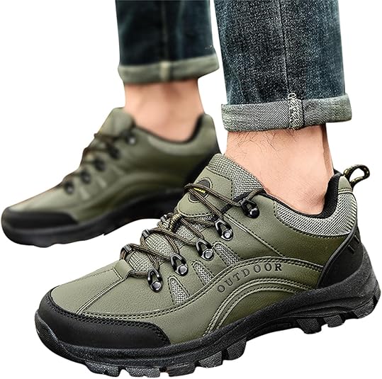 Wanderschuhe Herren Leicht & Atmungsaktiv | Rutschfeste Outdoor-Schuhe | Trekkingschuhe Mit Mesh | Für Wanderungen & Sport