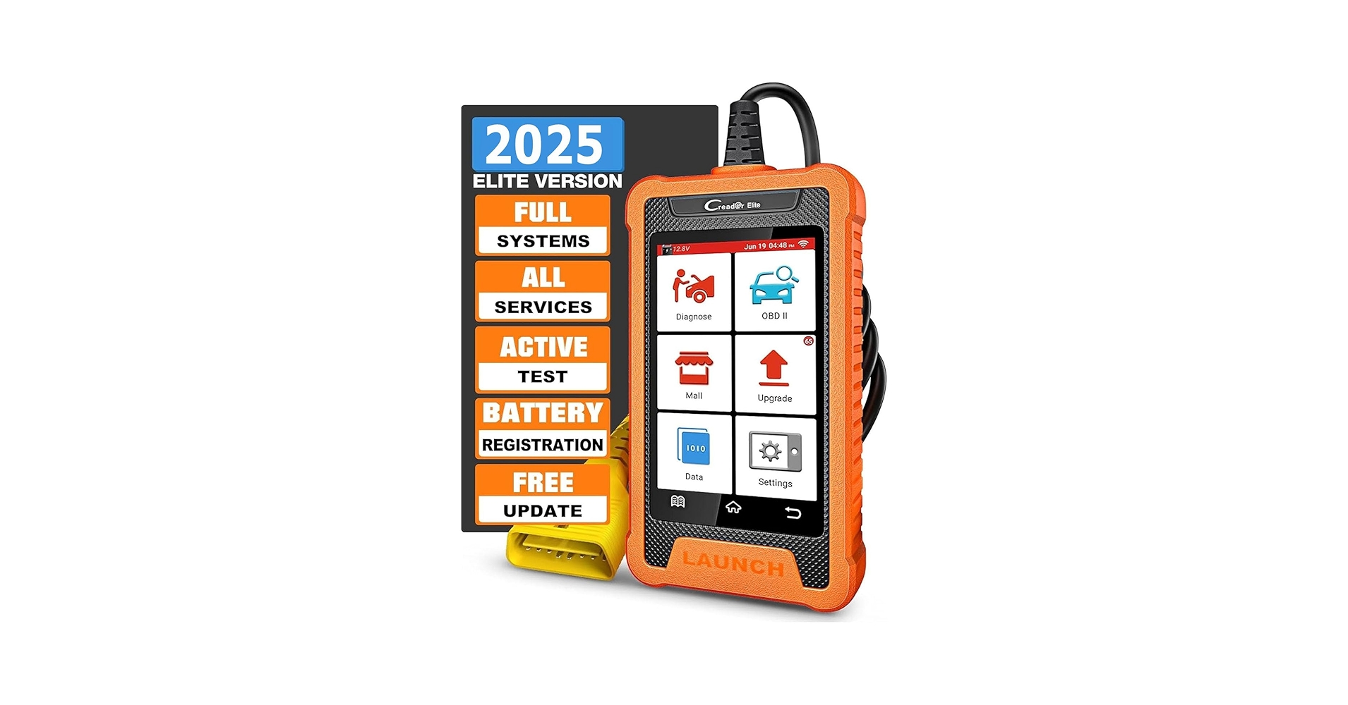 Amazon.com: LAUNCH Creader Elite Bi-Directional OBD2 Scanner