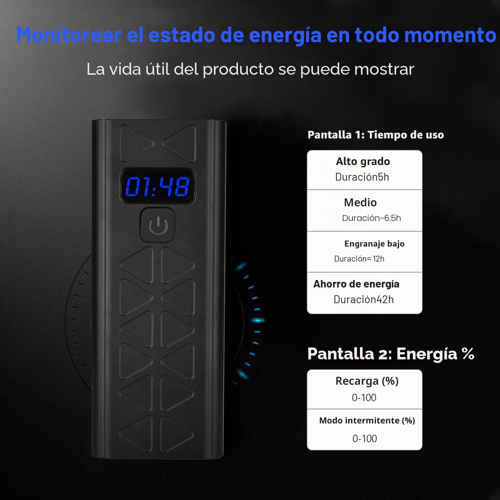 Luces para Bicicletas Led 8000 Lumen, 9600 MAh Luz Delantera Bicicleta USB Recargable, Impermeabile IXP6 Luz Trasera Bicicleta Aplicar para Bicicletas de Carretera y de Montaña