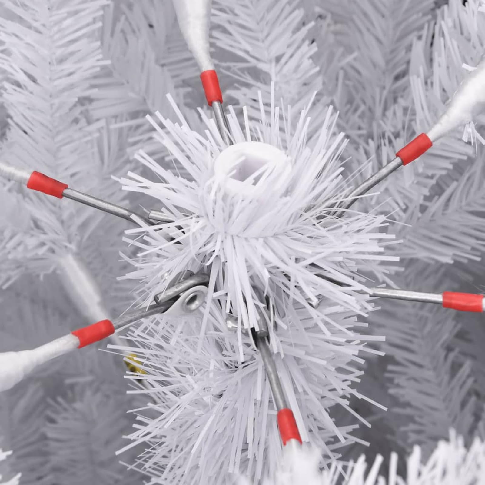 ShGaxin Árbol de Navidad Artificial con bisagras y Nieve flocada 120 cm, Christmas Tree Decorations, Abeto Artificial árbol, Arbol De Navidad 356772