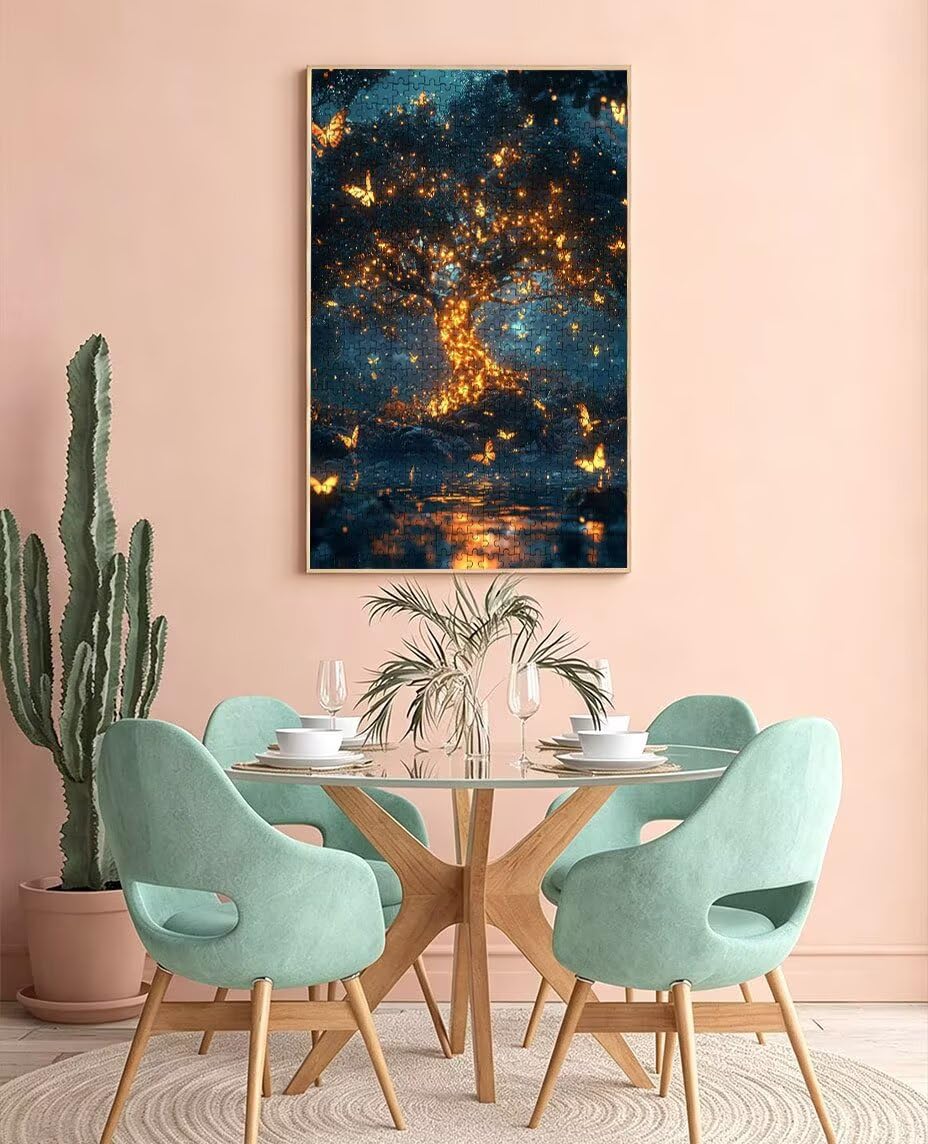 Puzzle 6000 Pezzi Farfalla Fiori 3D Puzzle per Adulti Impegnativo, Educa Puzzles Artistico, Divertente E Stimolante Puzzles Decorativo per La Famiglia, Regalo e Decorazione Pareti BXHZW6-383