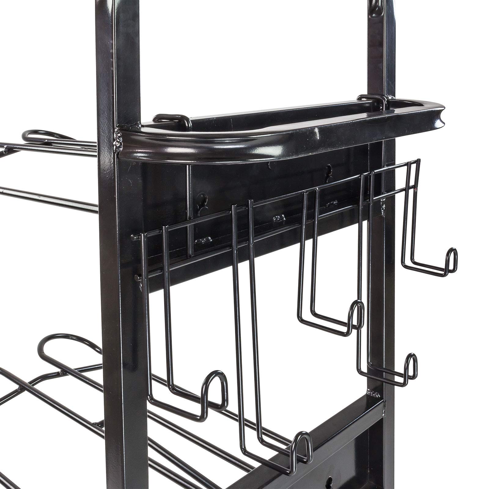 DEMA Ascot Chariot de selle Pliable Support 2 Selles avec Étagère