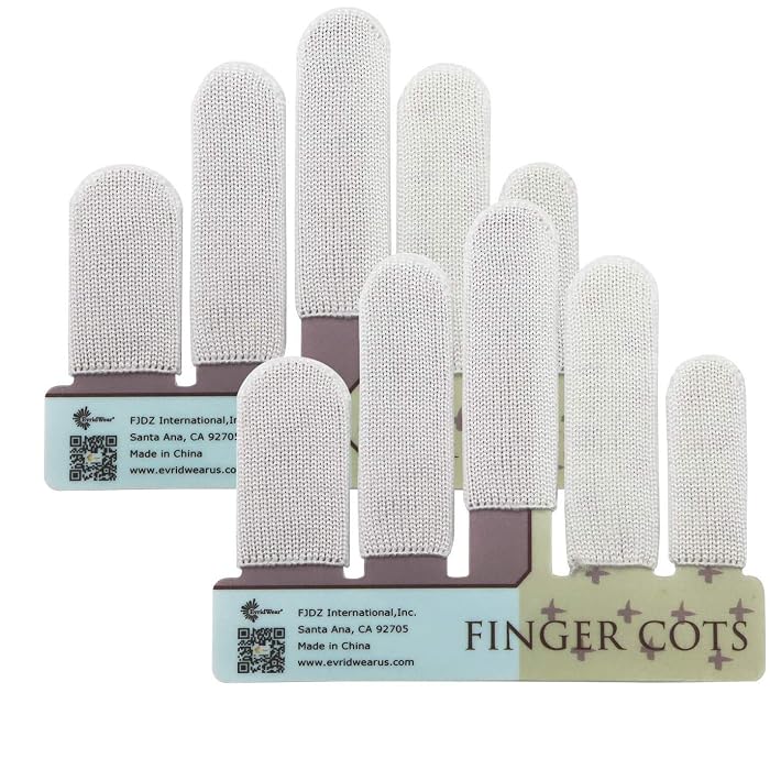 Buy EvridWear Dustproof Polypropylene Finger Cots, Finger Protector, Finger Sleeves