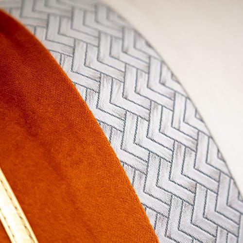 Miniatura 3 de Yangest - Funda de cojín de terciopelo con rayas doradas, moderna, de lujo, ideal para sofá, dormitorio, sala de estar y decoración del hogar.