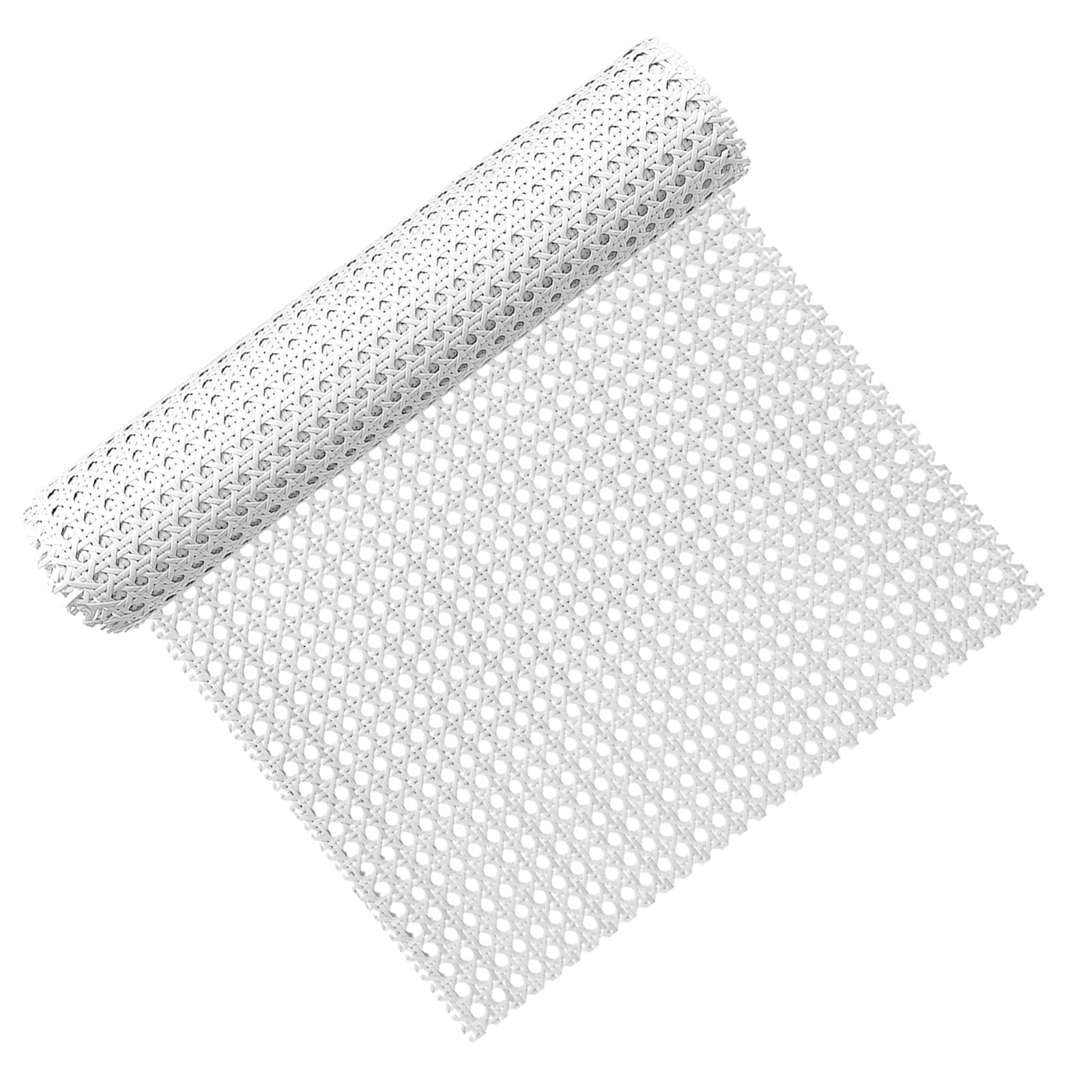 Rouleau de cannage blanc en plastique 40x300 maille ouverte