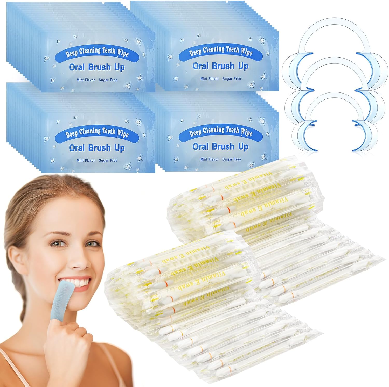 Dansib 203 Pcs Teeth Cleaning Whitening Kit Include 100