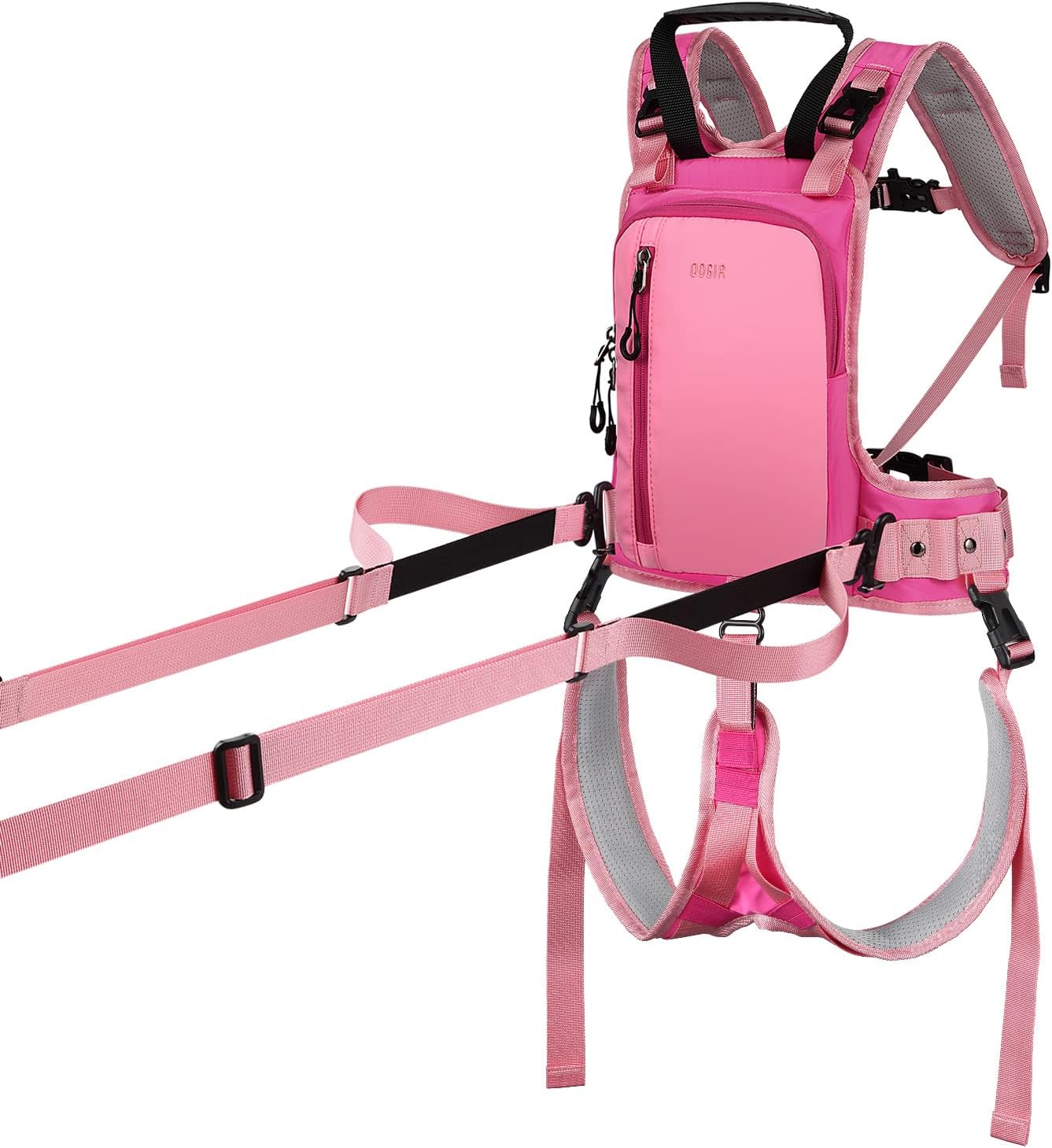 QOGIR Ski Harness for Kids: Teach Your Child The Speed Control of Skiing with Mini Backpack and Adjustable Seat Harness