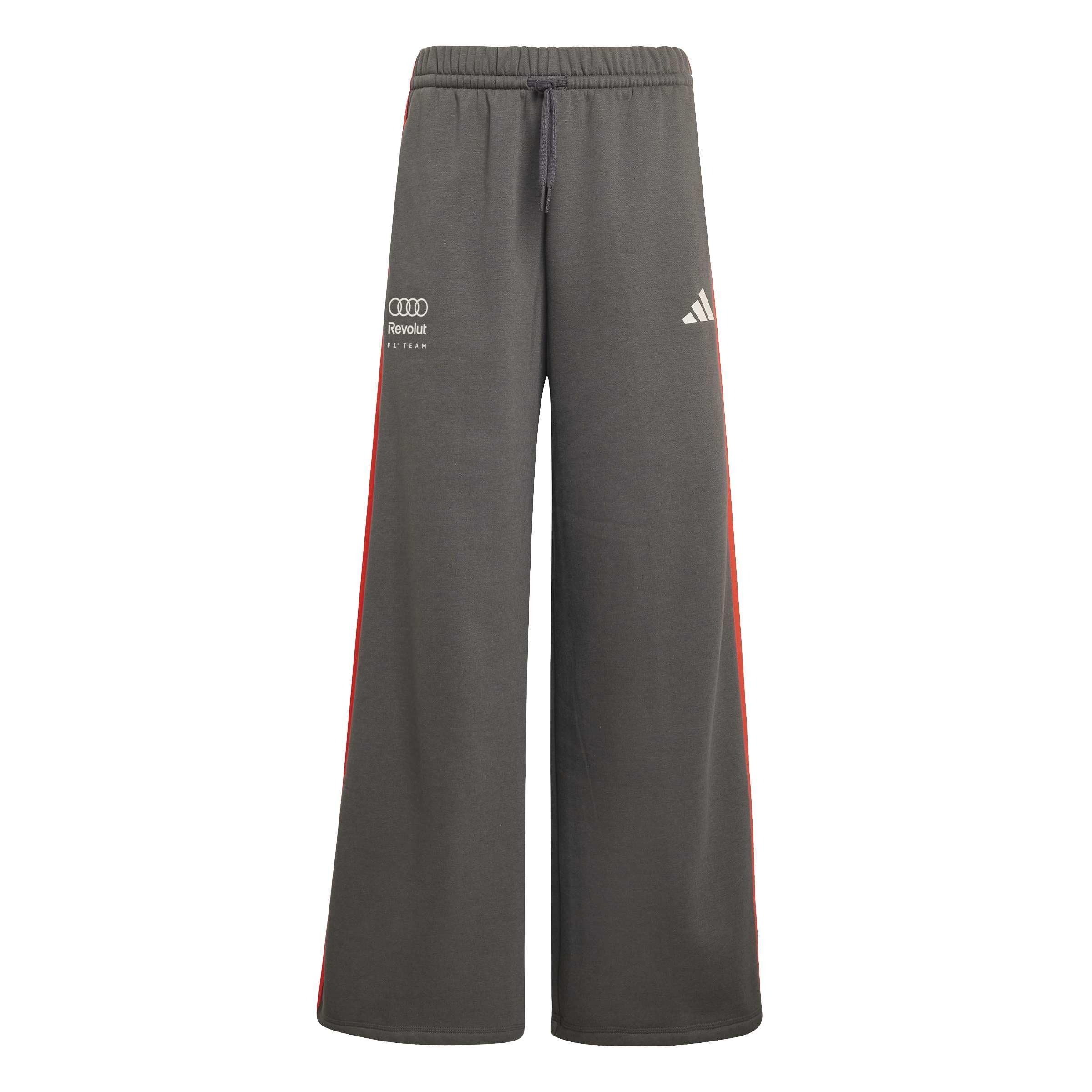 adidas Women's Audi Formula ONE Team DNA Wide Leg Pants, Utility Black, XS