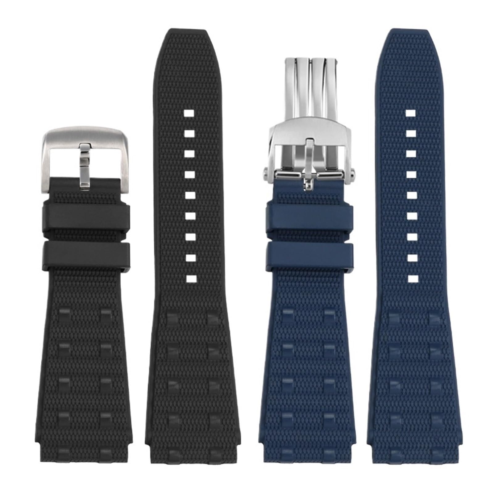 Correa de caucho fluorado 22 mm for hombre, compatible con pulsera Breitling Chronomat B01, correa suave, cadena reloj deportivo Superocean Avenue