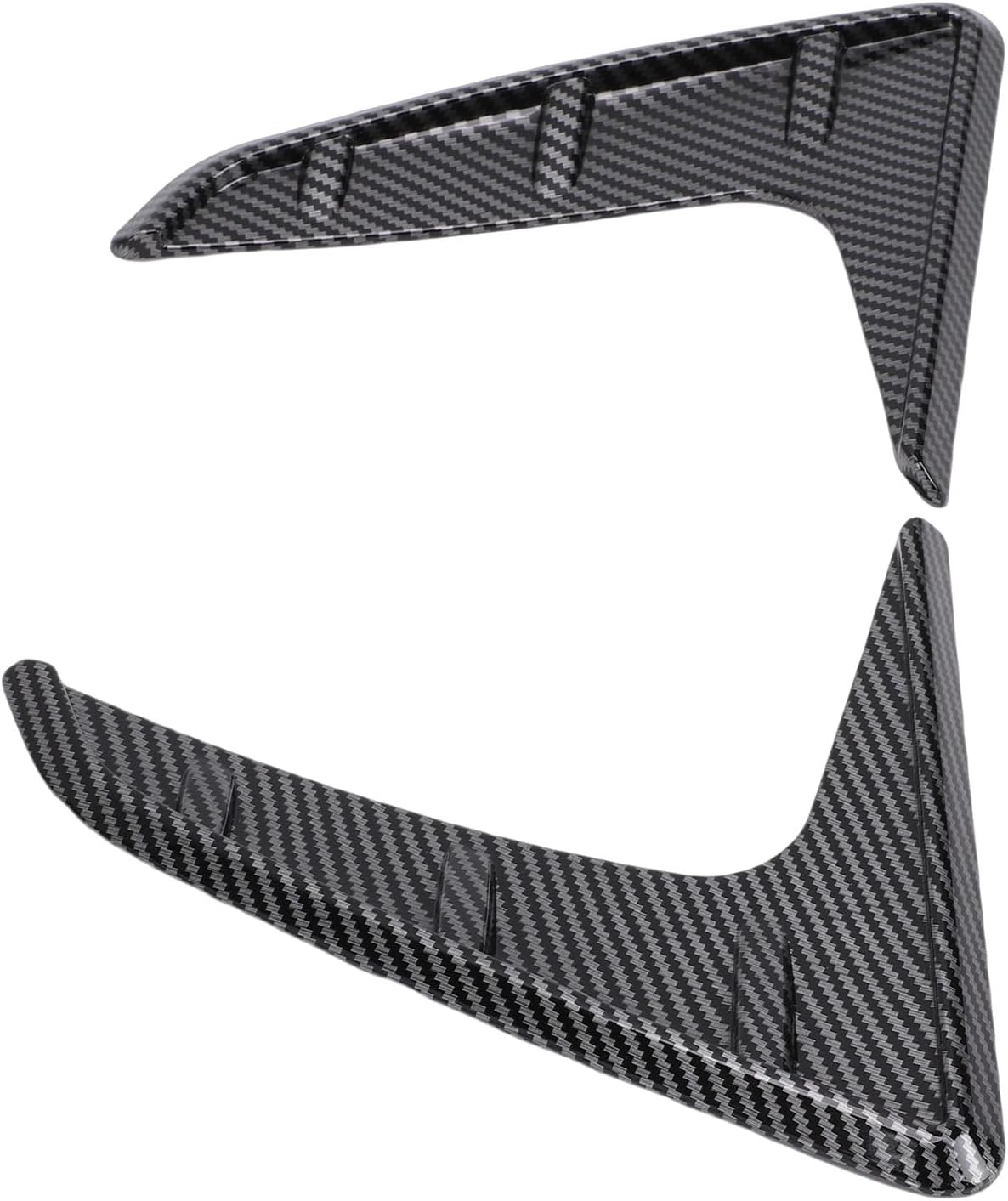 Air Flow Intake Hole Grille, ABS Side Wing Vent Replacement with Sporty Design and Preinstalled Adhesive for 3 Series 20 G21 2019 Later, Car Side Fenders Vents Decor Covers (Carbon Fiber