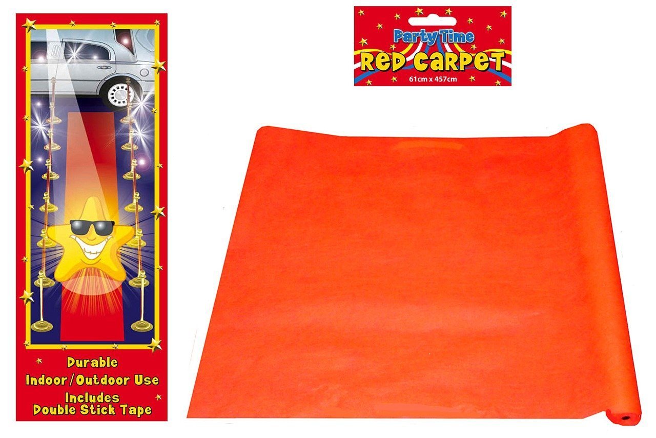 HENBRANDTRed Carpet - Durable Fabric Roll (4.5m)